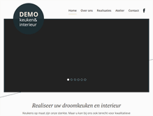 Tablet Screenshot of demokeukens.com
